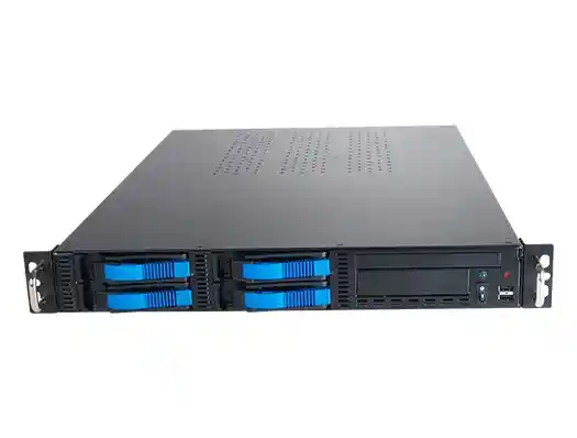 1.3u 4 ベイ ツール不要のコンパクトなサーバー シャーシ