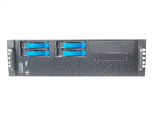 3U Short depth 4-Bay Tool-less Compact Server Chassis